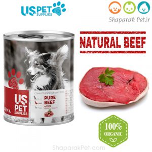 کنسرو سگ بالغ یو اس پت 430 گرمی - گوشت خالص