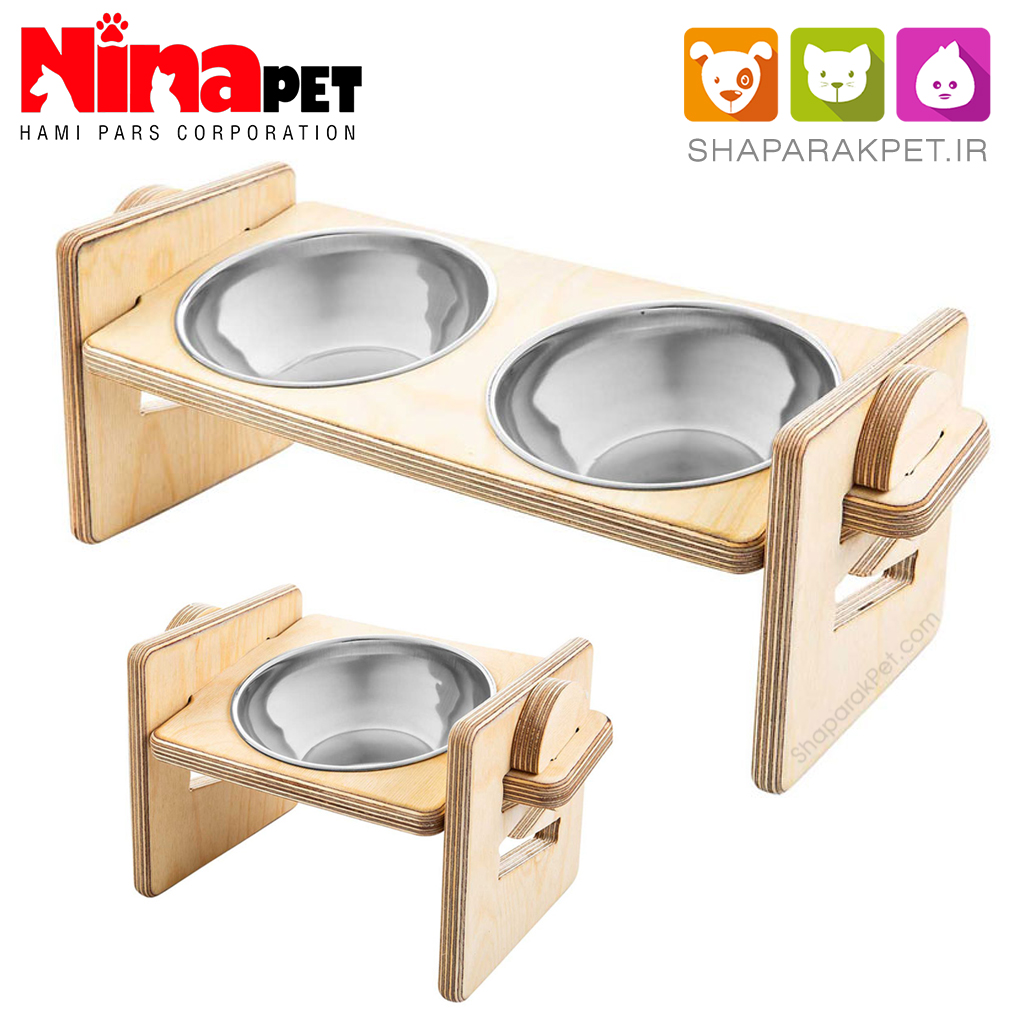 ظرف غذای نیناپت کامپلای وود مدل پلیت